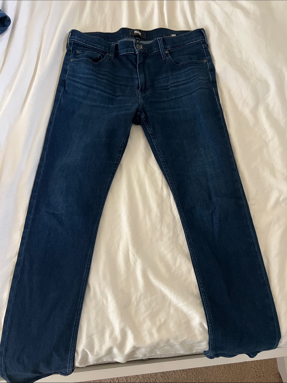 PAIGE Dark Indigo Straight Men's Jeans